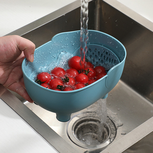 Cesta de <span class=keywords><strong>drenaje</strong></span> moderna y ecológica para cocina, marca Elephant, con accesorios de plástico para frutas y verduras - Product Image 2