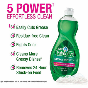 Jabón Líquido para Platos Palmolive Original Ultra, 20 fl oz (0.6 cuartos), Ecológico - Verde - 9 / Caja (US04268ACT) - Product Image 6