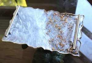 Resin <b>Decorative</b> Tray in Multiple Colors Rectangle Home <b>Decor</b> Resin Tray High Quality - Product Image 4