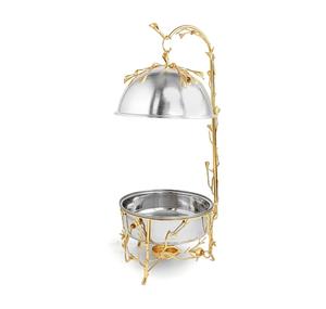 5L Rectangular Stainless Steel Glass Floral Chafing <b>Dish</b> And Food Buffets For Wedding Banquets Parties Hotel Catering Equipment - Product Image 2