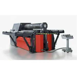 3 Roll Hydraulic CNC Plate Bending Machine, Max Force Or Load: 90-120 ton, Automatic Steel Sheet Bending Rolling Machine