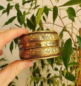 กำไลข้อมือแฟชั่นทำจากทองเหลืองฮอร์นอย่างหรูหราดีไซน์น่าทึ่ง - Product Image 1
