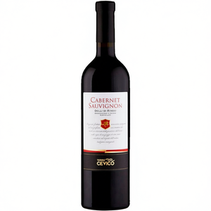 Cabernet Sauvignon DOC Full-Bodied Italian Red <b>Wine</b> 750ml Per Bottle 6 Bottles Per Box-Terre Cevico - Product Image 2