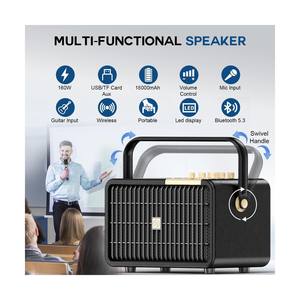 Altavoz Bluetooth Grande de 320W Máx., Altavoz Inalámbrico de Alta Fidelidad, Altavoz Potente para Fiestas - Product Image 2
