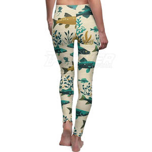 Leggings de pêche pour femmes, taille haute, écologiques, respirants, légers, protection UV, nylon/spandex, pour les activités de plein air estivales - Product Image 6