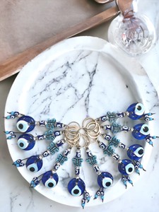 พวงกุญแจ DAFNI BIG PAZAR Evil Eye Bead Carabiner - โลหะแฟชั่นพร้อมปลายเคลือบสีแบบพิเศษ รูปทรง 3 มิติ และการพิมพ์ลายนูน - Product Image 2