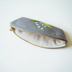 Hand Embroidered Linen Bag With Embroidery Different Colors Linen <b>Backpack</b> 100% Soft Washed Linen OEM Made in Vietnam - Product Image 3