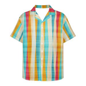 เสื้อชายหาดแฟชั่นผู้ชายกางเกงขาสั้นถักขนาดใหญ่มีแขนเสื้อ - Product Image 4