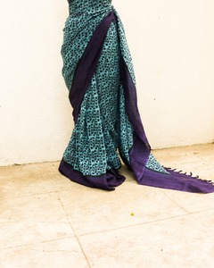 Mới Nhất Ấn Độ Tinh Khiết Bông Saree Thiết Kế Bán Buôn Truyền Thống Bông Sarees <span class=keywords><strong>Fancy</strong></span> Saree Cho Phụ Nữ Để Mặc Ấn Độ Đám Cưới - Product Image 2