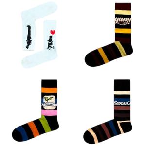 Playera Unisex de Alta Calidad a Rayas para Uso Diario, de Algodón, Tejida, con Estampado Novedoso, Transpirable, Ecológica, con Diseño de Anime y Dibujos Animados - Product Image 1