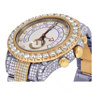 Luxury Charm Fashion Antique Style Quartz ETA Analog Chronograph Watch with <b>Glass</b> Dial and Stainless Steel Band - Product Image 2