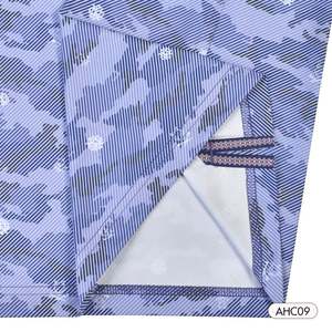 Handee <b>Camo</b> Navy Men's Breathable 100% Polyester Knitted Sublimation Printed Golf Clothing - Product Image 3