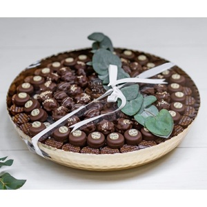 Hotel Catering Sweet <b>Dessert</b> Holder Chocolate Serving Dish Highest Quality Silver Metal Stainless Steel Chocolate Serving <b>Bowl</b> - Product Image 3
