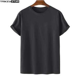 เสื้อทีเชิ้ตผู้ชายผ้าฝ้าย100% พรีเมียมคอกลมแขนสั้นปรับแต่งสีทึบพิมพ์ลายความยาวปกติเป็นมิตรกับสิ่งแวดล้อม - Product Image 6