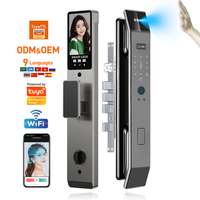 Tuya Smart Lock Door 3d Face Recognition Automatic Smart Locks With Camera Smart Biometric Security Smart Digit Lock
