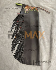 Calidad superior Caliente Cuero genuino Chaps Floral Mano Tooled Surtido de colores y tamaños disponibles Venta caliente Fabricantes - Product Image 1