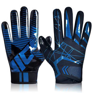 Gants de football de vitesse de foudre poignée collante gants de récepteur Pro de capture améliorés respirant léger jeunes hommes - Product Image 1