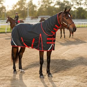 Tapis de participation léger de haute qualité tapis de cheval d'hiver confortable coupe-vent réglable corps complet toutes les tailles disponibles - Product Image 1
