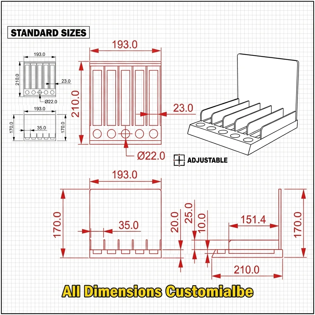 Wholesale Custom Acrylic Countertop Perfume Essential Oil Display Stand Retail Cosmetic Skincare Organizer Tray — view 3