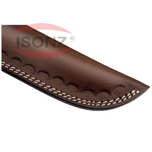 <b>Multi</b> <b>Tool</b> <b>Camping</b> Hunting Outdoor Chef Knife Leather Case & Sheaths OEM ODM Customizable ISONZ LEATHER ZONE Square 4 Inches - Product Image 1