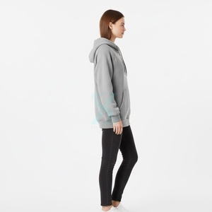 Sweat à capuche zippé élégant pour femmes Fournisseur d'usine OEM Vente en gros sur mesure Vêtements d'extérieur décontractés à la mode Sweats à capuche streetwear de gymnastique en polaire - Product Image 4