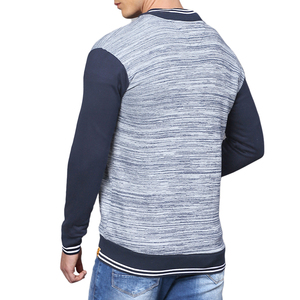 Veste varsity pour homme, style bomber classique décontracté, confortable, légère, coupe régulière, tissu doux, vêtements de mode pour l'extérieur - Product Image 5