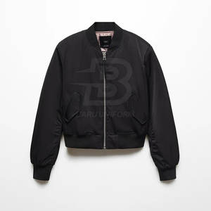 Precio al por mayor, chaquetas de bombardero de calidad superior, chaquetas de bombardero de poliéster de nailon con logotipo personalizado, chaquetas de bombardero al mejor precio - Product Image 1