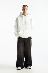 Nouveau Style haut Streetwear sweat à capuche surdimensionné respirant surdimensionné basiques coton mélangé séchage rapide sweat à capuche surdimensionné - Product Image 3