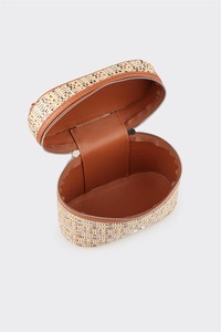 ODM Woven <b>Vanity</b> <b>Makeup</b> <b>Case</b> with Top Handle Custom Logo Cosmetic Organizer OEM Private Label - Product Image 2