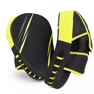 2024 prix usine meilleure édition vente chaude Design moderne le plus demandé en cuir noir et jaune Focus Pads accessoire de boxe - Product Image 5