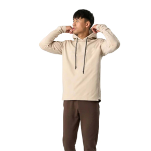 Sweat à capuche pour homme en polaire polyester/coton de haute qualité, respirant, 300g, prix de vente élevé, logo personnalisé brodé - Product Image 1