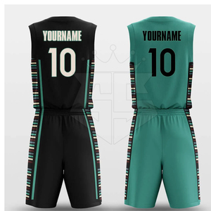 Dans le prix de gros uniforme de basket-ball Offre Spéciale concevez votre propre logo uniforme de basket-ball réversible - Product Image 2