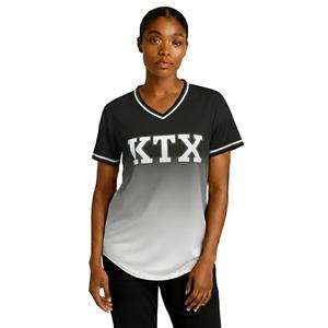 Maillot de sport pour femmes de haute qualité OEM KTY avec lettres grecques, t-shirt athlétique avec lettres personnalisées, chemises de sororité pour femmes sur le campus - Product Image 2