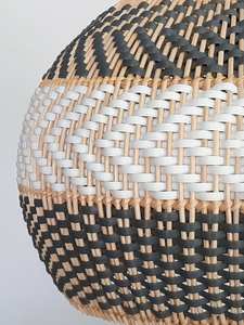 Premium Vietnam rotin cadres abat-jour rond motif en gros suspension pour la maison hôtel décor asiatique européen Design Style - Product Image 6