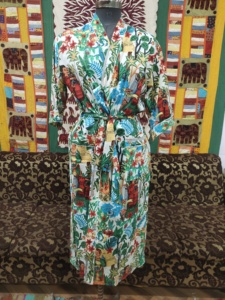 Kimono con estampado de algodón 100% Floral, ropa de playa de baño suave y cómoda para uso durante todo el año, gran regalo de invierno para su primavera y verano - Product Image 6