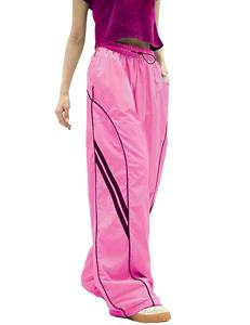 Pantalones Cargo Holgados de Poliéster para Mujer, con Bolsillos Profundos y Cómodos, para Gimnasio y Running, Ajuste Delgado, Color Personalizado - Product Image 1