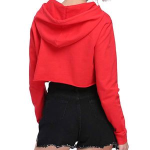 Sudaderas con capucha de manga larga de lana de algodón de alta calidad para mujer, sudaderas con capucha transpirables y de secado rápido para mujer - Product Image 2