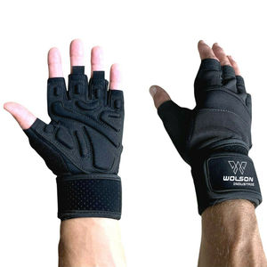 Guantes deportivos de medio dedo unisex para levantamiento de pesas, entrenamiento de gimnasio y entrenamiento de ejercicio, guantes deportivos protectores para hombres y mujeres. - Product Image 1