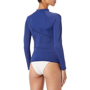 Yoga Fitness Running Mujeres Mangas completas Compresión Rash Guard Camisas Diseño personalizado Sublimación Impreso MMA Ladies Rash Guard - Product Image 4