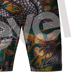มาใหม่โพลีเอสเตอร์ทําผู้ชาย MMA กางเกงขาสั้นหลวม Fit MMA กางเกงขาสั้นสําหรับชายกีฬาสวมใส่กางเกงขาสั้น MMA - Product Image 6