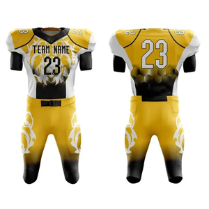 ชุดยูนิฟอร์มอเมริกันฟุตบอลแบบปรับแต่งได้ชุดเสื้อผ้าไซส์ใหญ่พิเศษระบายอากาศได้ดีสำหรับผู้ใหญ่ - Product Image 2