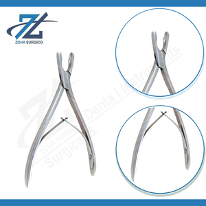 Pinza Rongeur Heanley, Mandíbulas Rectas Largas y Finas, Articulación de Tornillo, Mordida de 4 mm, 178 mm, Juego de Instrumentos Quirúrgicos de Acero Inoxidable, Certificado CE, Uso General - Product Image 3