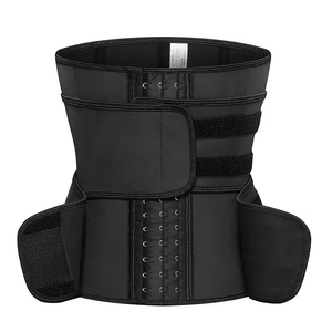 Wholesale OEM/ODM Body Waist Wrap Trimmers Corsets Shaper Wear Belt Slimming Tummy Belt <b>Women</b> <b>Latex</b> Waist Trainer Shaper - Product Image 6