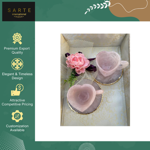 Qualité supérieure, nouveau design, cristal de quartz rose, pierre précieuse de jade rose naturelle, écologique, forme de cœur, taille personnalisée - Product Image 5