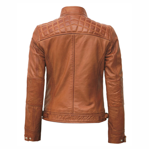 High Quality Custom Made <b>Leather</b> <b>Jacket</b> for Women Best Selling Zip Closure <b>Genuine</b> <b>Leather</b> <b>Jacket</b> for Women - Product Image 6