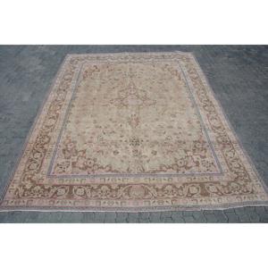 Turkish Rug, Oversize 9.6x12.5 ft Vintage Rug, <b>Brown</b> Camouflage <b>Wool</b> Rug - Product Image 1
