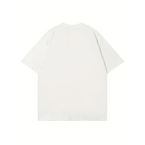 Logo personnalisé hommes chenille broderie T Shirt de haute qualité meilleure vente T Shirt pour hommes broderie décontracté hommes T-shirts - Product Image 2