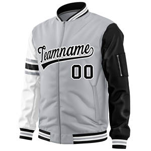 Service OEM Blouson bombardier de baseball brodé de haute qualité pour hommes personnalisé - Product Image 3