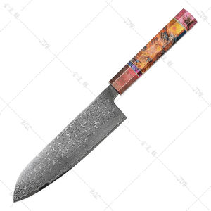 Cuchillo Kiritsuke de 7.5 Pulgadas, Cuchillo de Cocina de Acero Inoxidable 4Cr13 con Patrón Láser y Mango de Madera, Venta al Por Mayor de Fábrica - Product Image 5