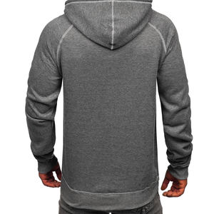 Venta Directa de Fábrica: Sudadera con Capucha Térmica de Último Estilo para Hombre, Lavado Ácido, 100% Algodón, Ropa Exterior Casual para Invierno, Marca Privada, MOQ Bajo - Product Image 2